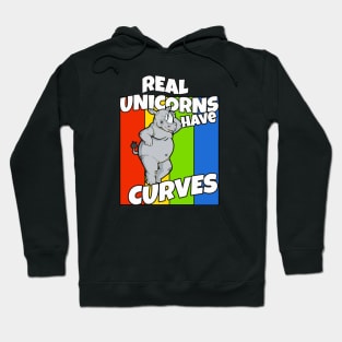 Real Unicorns Have Curves Hoodie